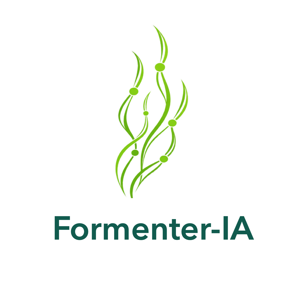 Logotipo Formenter-IA con posidonia neuronal